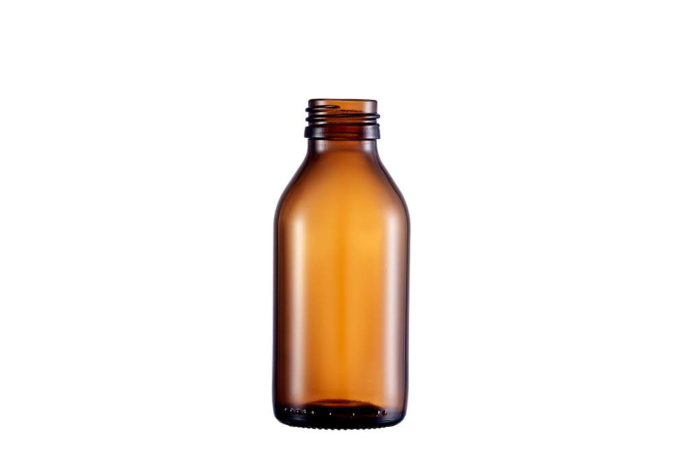 moulded glass bottle