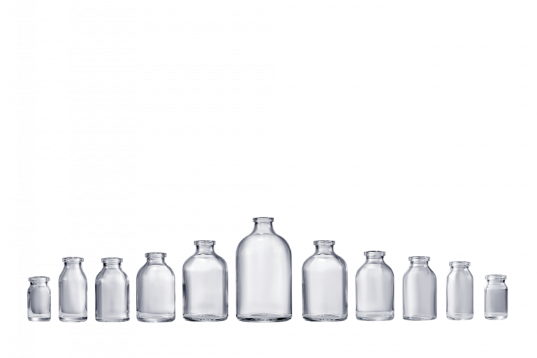 moulded glass bottle